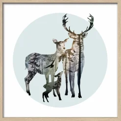 Pro Art Kunstdruck gerahmt 28x28cm mehrfarbig