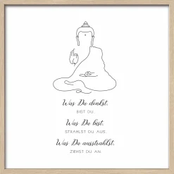 Pro Art Kunstdruck gerahmt 28x28cm mehrfarbig