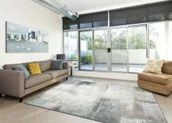 Ragolle Webteppich goldfarbengrau