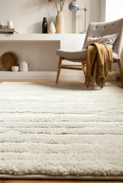 Ragolle Webteppich weiß