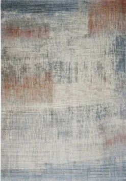 Ragolle Webteppich weißblaugrau