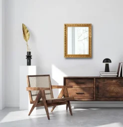 Rahmenspiegel goldfarben