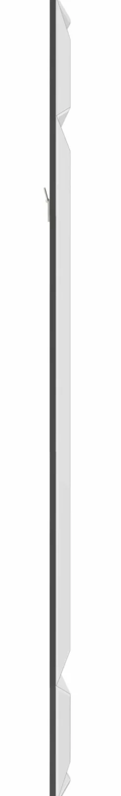 Rahmenspiegel mit Facette silberfarben