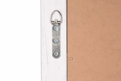 Rahmenspiegel schwarzsilberfarben