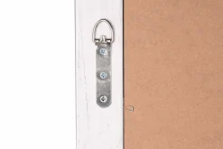 Rahmenspiegel schwarzsilberfarben