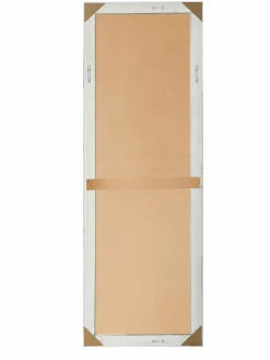 Rahmenspiegel schwarzsilberfarben