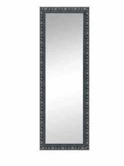 Rahmenspiegel schwarzsilberfarben