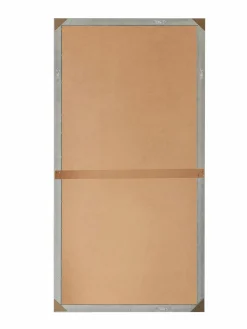 Rahmenspiegel schwarzsilberfarben