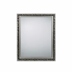 Rahmenspiegel silberfarben