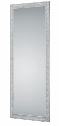 Rahmenspiegel silberfarben