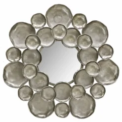 Rahmenspiegel silberfarben