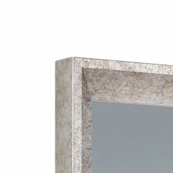 Rahmenspiegel silberfarben