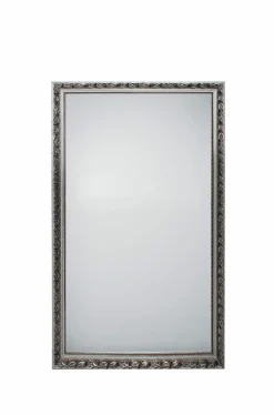 Rahmenspiegel silberfarben