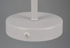 Reality Leuchten LED - Akku - Tischleuchte 1flg grau
