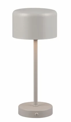 Reality Leuchten LED - Akku - Tischleuchte 1flg grau