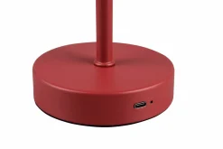 Reality Leuchten LED - Akku - Tischleuchte 1flg rot