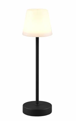 Reality Leuchten LED -Akku Tischleuchte schwarz