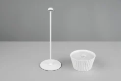 Reality Leuchten LED-Akku-Tischleuchte 1flg weiß