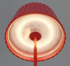 Reality Leuchten LED-Akku-Tischleuchte 1flg rot