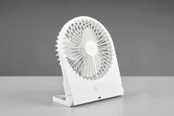 Reality Leuchten Tisch-Ventilator weiß