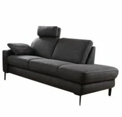 Recamiere freistehend grau