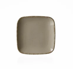 Ritzenhoff & Breker Beilagenteller eckig 14,5cm graubraun