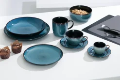 Ritzenhoff & Breker Frühstücksteller 20,5cm blaubraun