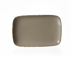 Ritzenhoff & Breker Platte eckig 24x15,5cm graubraun