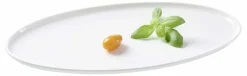 Ritzenhoff & Breker Platte mit Rand oval 36x20cm weiß