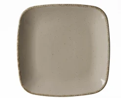 Ritzenhoff & Breker Speiseteller eckig 27cm graubraun