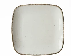 Ritzenhoff & Breker Speiseteller eckig 27cm beigebraun