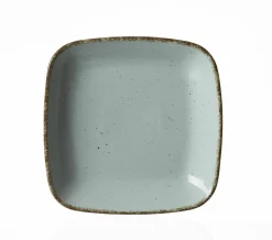 Ritzenhoff & Breker Teller tief eckig 22cm blaubraun