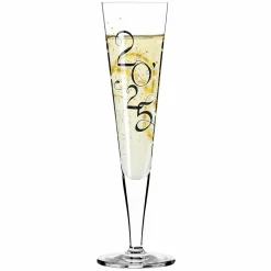 Ritzenhoff Cristal Champagnerglas 210ml schwarzgoldfarben
