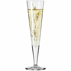 Ritzenhoff Cristal Champagnerglas 205ml goldfarbensilberfarbenschwarz