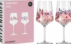 Ritzenhoff Cristal 2er Aperitifglas 544ml pinkrotviolett
