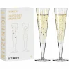 Ritzenhoff Cristal 2er Champagnerglas 205ml schwarzgoldfarben