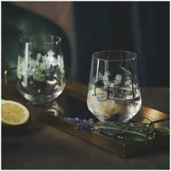 Ritzenhoff Cristal 2er Ginglas 710ml schwarzgrünviolett