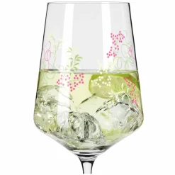 Ritzenhoff Cristal 4er Hugoglas 544ml grünpink