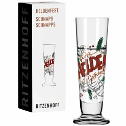 Ritzenhoff Cristal Schnapsglas 50ml grünbraunrotschwarz
