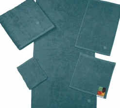 Ross Walk-Frottier-Duschtuch blau