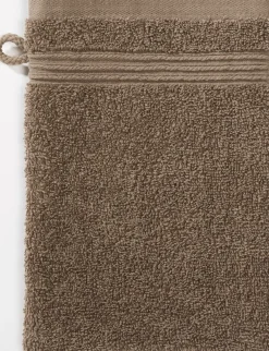 Ross Walkfrottier-Waschhandschuh braun