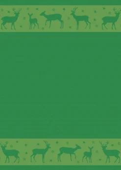 Ross Weihnachts-Geschirrtuch grün