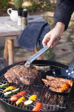 Rösle Holzkohle-Kugelgrill schwarz