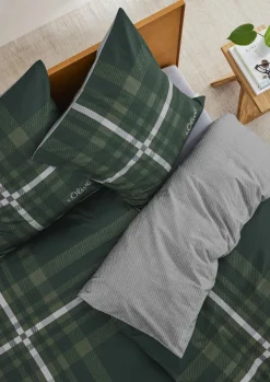 s. Oliver s.Oliver-Satin-Bettwäsche graugrün