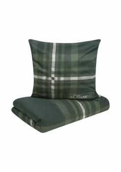 s. Oliver s.Oliver-Satin-Bettwäsche graugrün