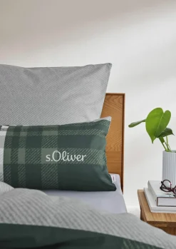 s. Oliver s.Oliver-Satin-Bettwäsche graugrün