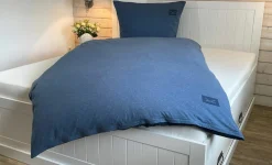 Sansibar Wende-Bettwäsche Jers blau