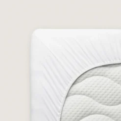 schlafgut Casual-Spannbettlaken weiß