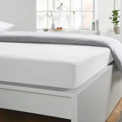 schlafgut Linon-Haustuch weiß