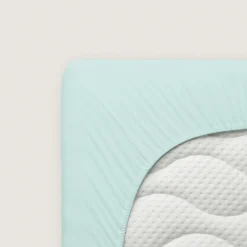 schlafgut Premium-Spannbettlaken grün